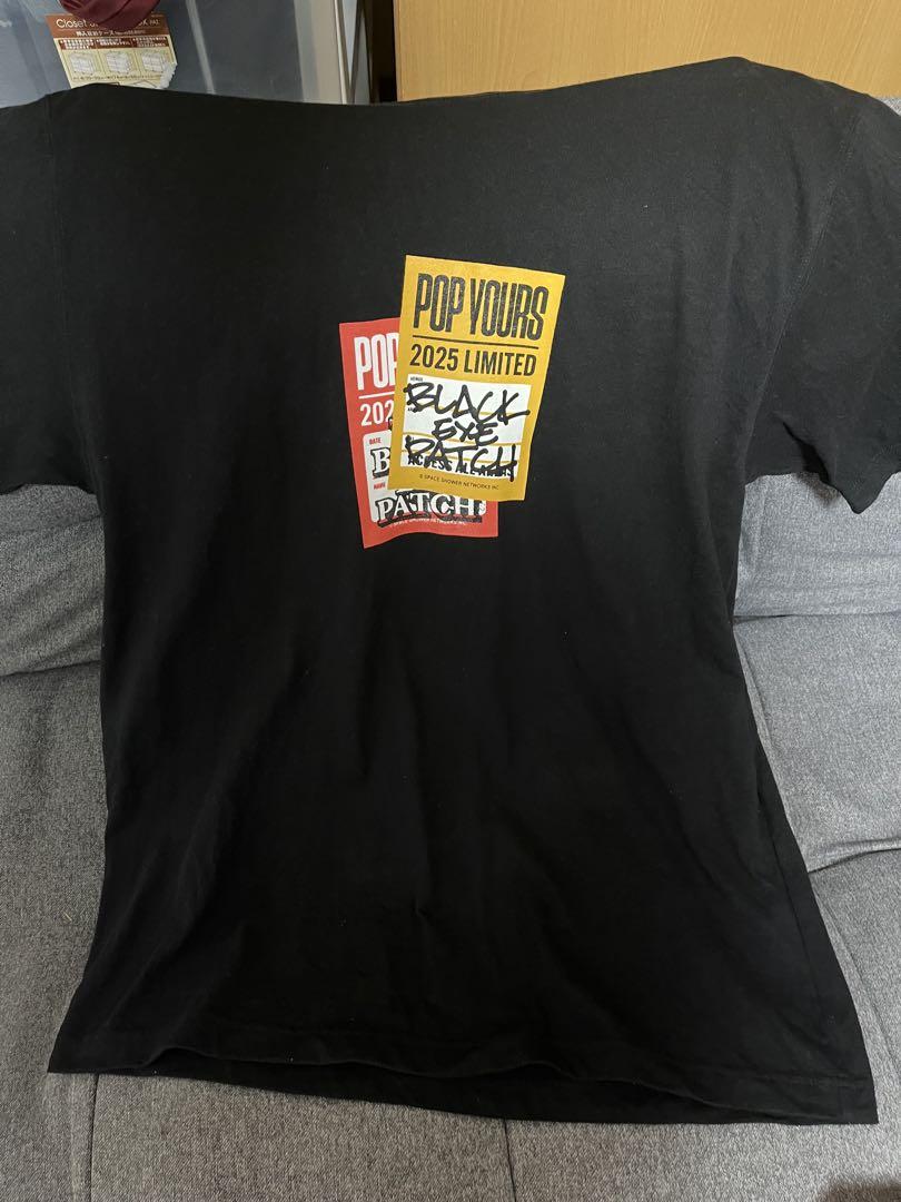 POP YOURS 2025 BLACKEYE PATCH Tシャツ Mサイズ