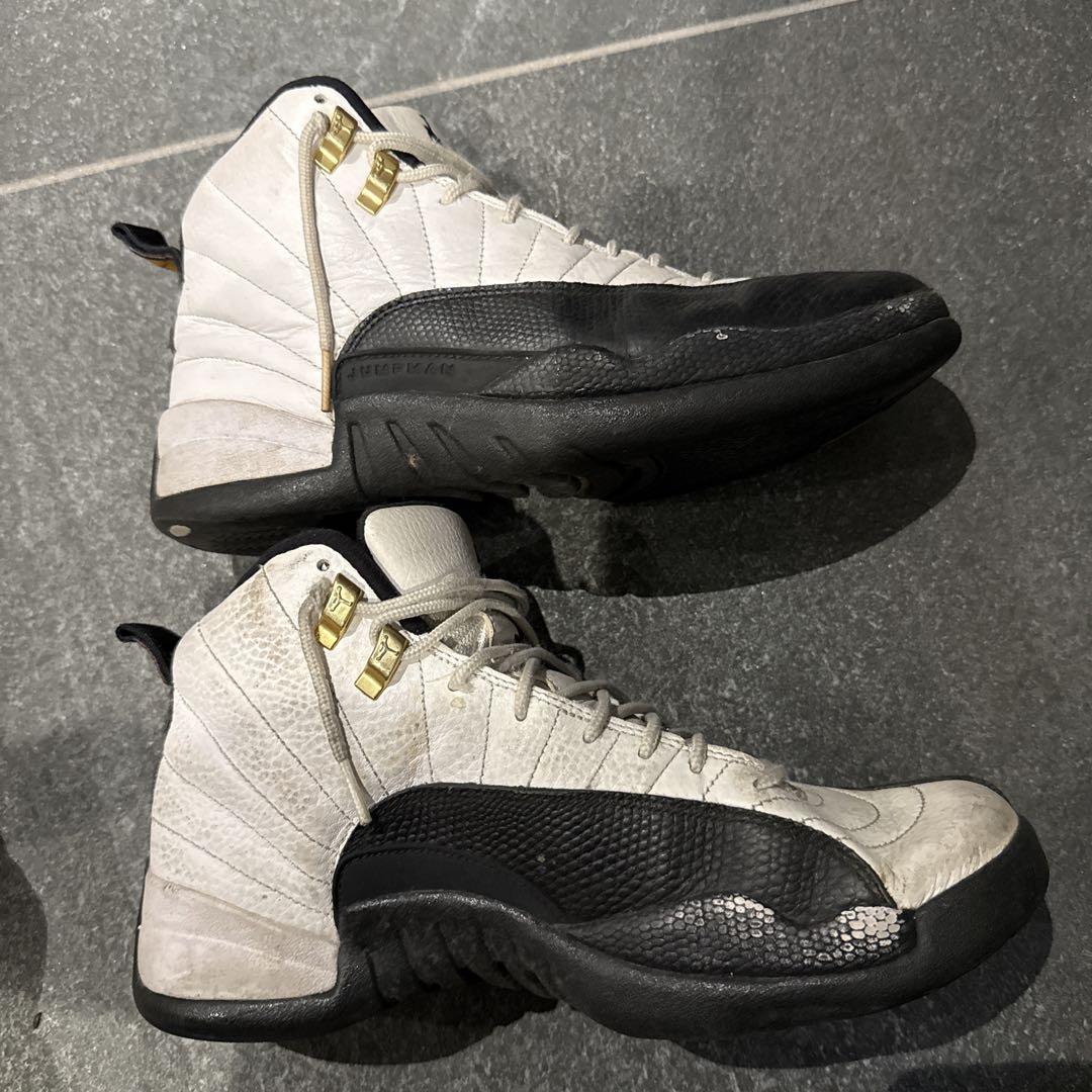 Air Jordan 12 ホワイト/ブラック US 8.5 箱無し