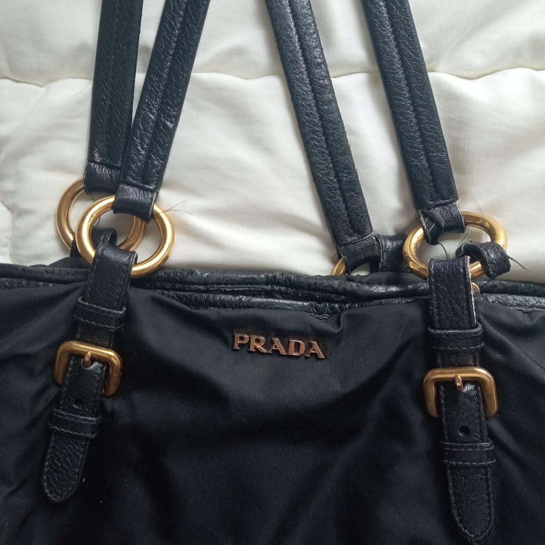 専用うさまぁ】PRADA トートバッグ - メルカリ