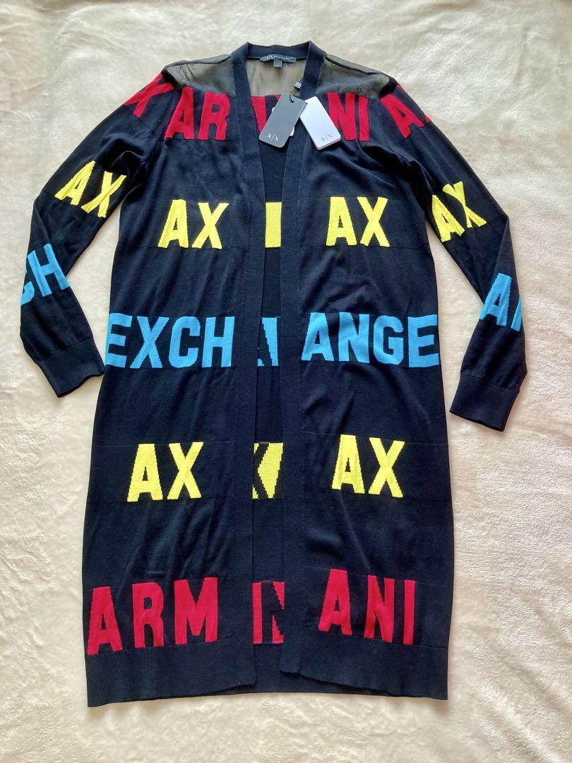Armani Exchange ロゴプリント カーディガン