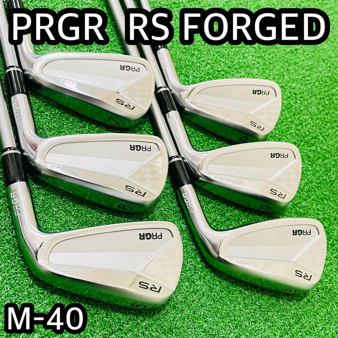 宅配通配送 6554 PRGR RS FORGED M-40 アイアン6本セット 右利き | www