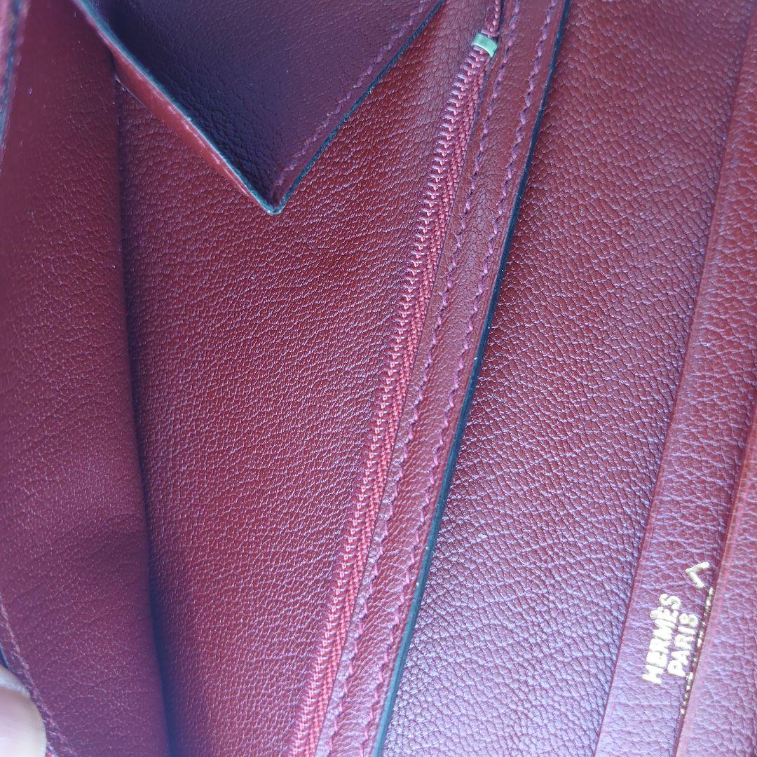 【希少品ポロサス】エルメス　ベアン　長財布