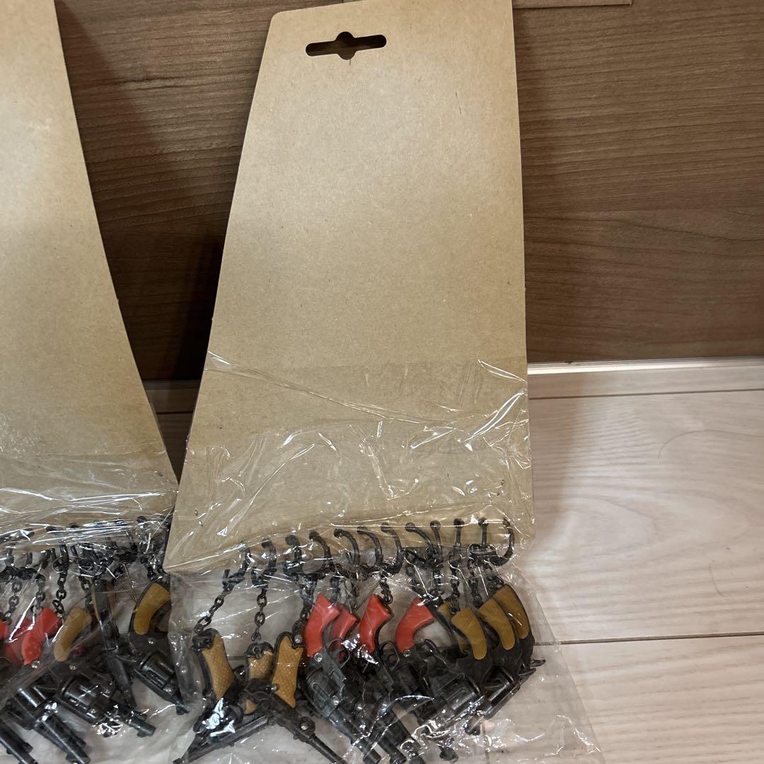 【未使用】昭和レトロ アウトロー ガン セット キーホルダー 3個まとめ売り