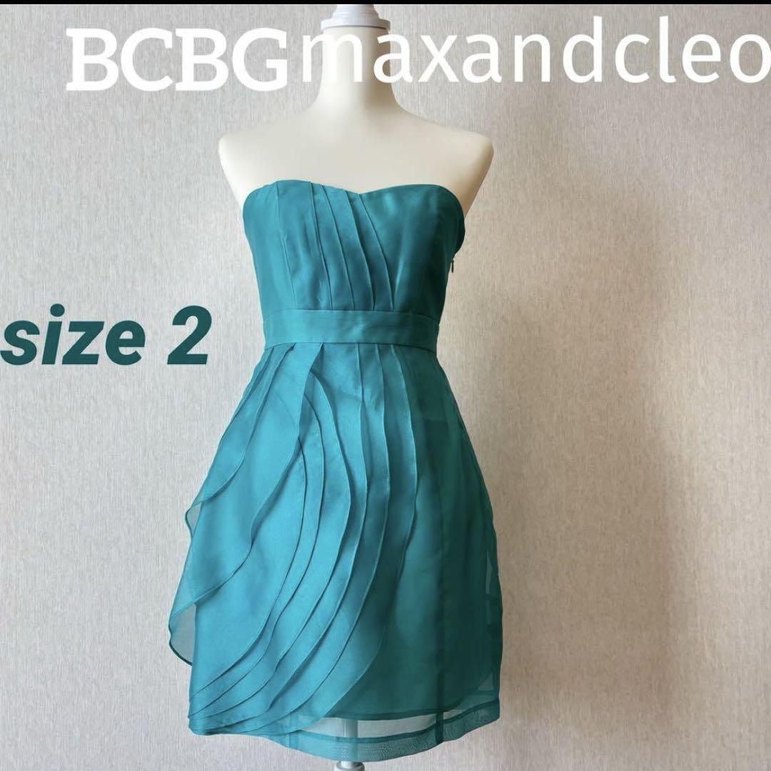 【BCBGMAXAZRIA】関税込★フローラルベアドレス BCBG MAXAZRIA(ビーシービージーマックスアズリア) パーティー