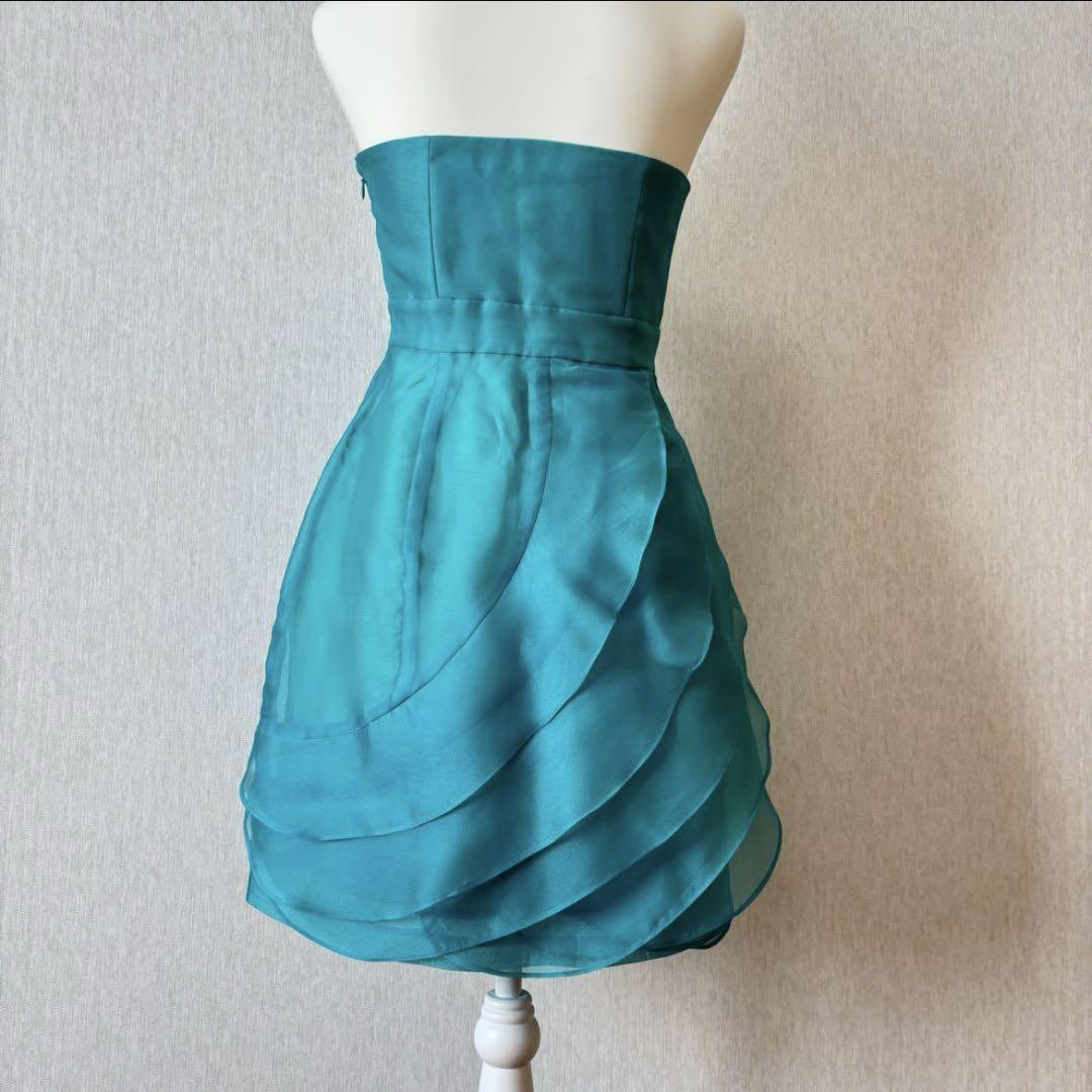 【BCBGMAXAZRIA】関税込★ベアドレープドレス BCBGmaxazria ティール フレアドレス サイズ2 - メルカリ