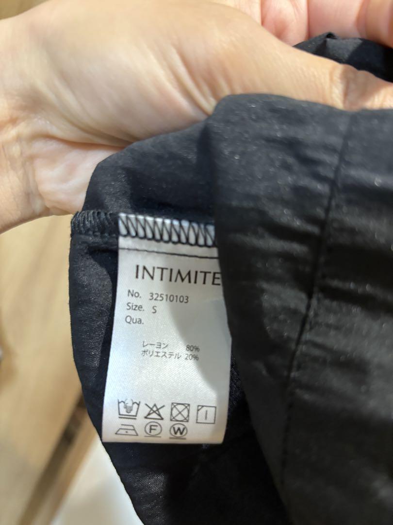 INTIMITE 2025SS Pin Tuck Blouse ブラック - メルカリ