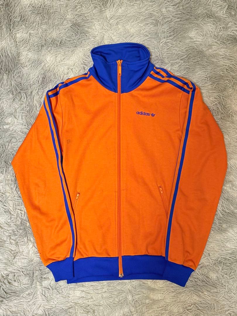 adidasトラックジャケット オレンジXS SS adidas