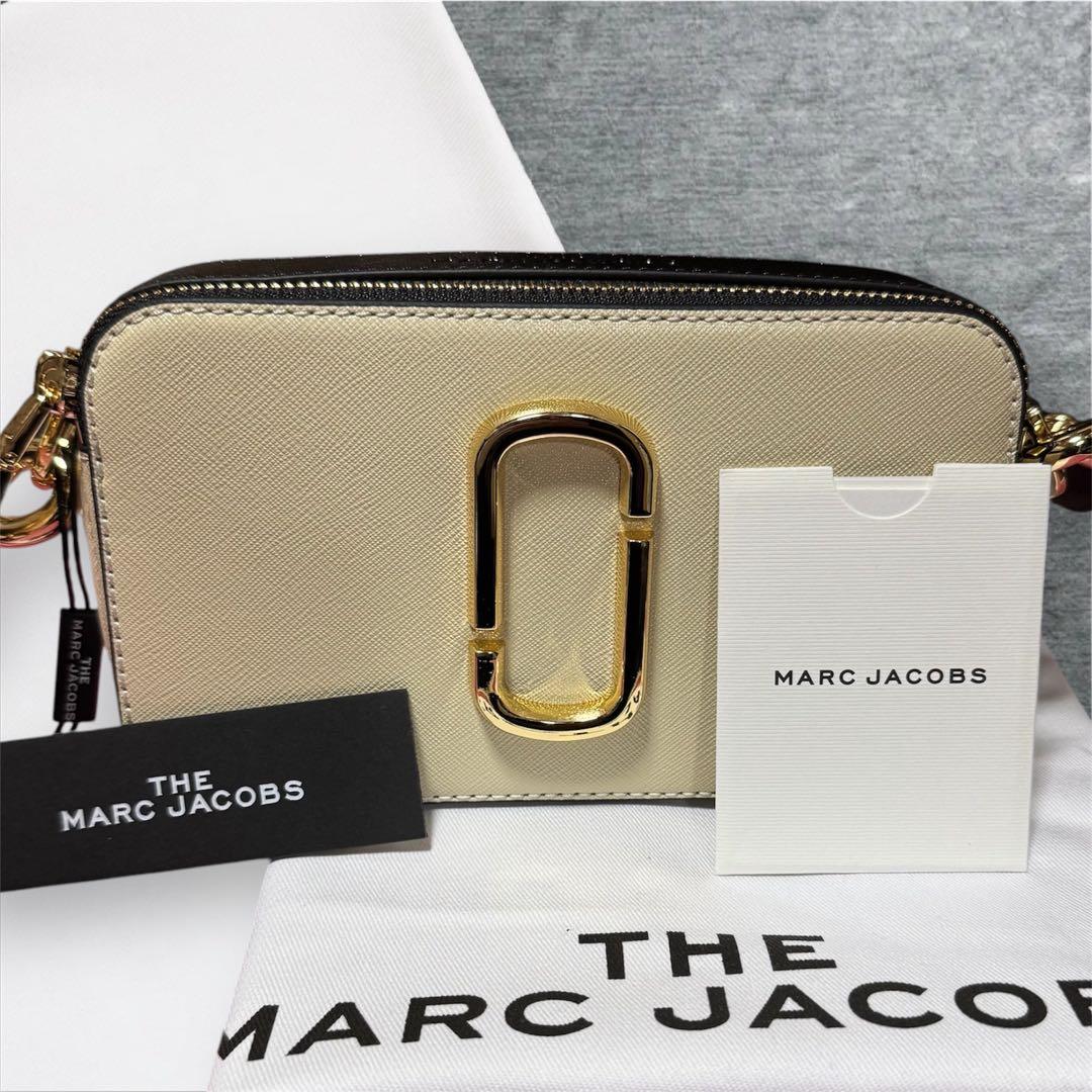 【再入荷】新品 MARC JACOBS ザ スナップショット ホワイトマルチ