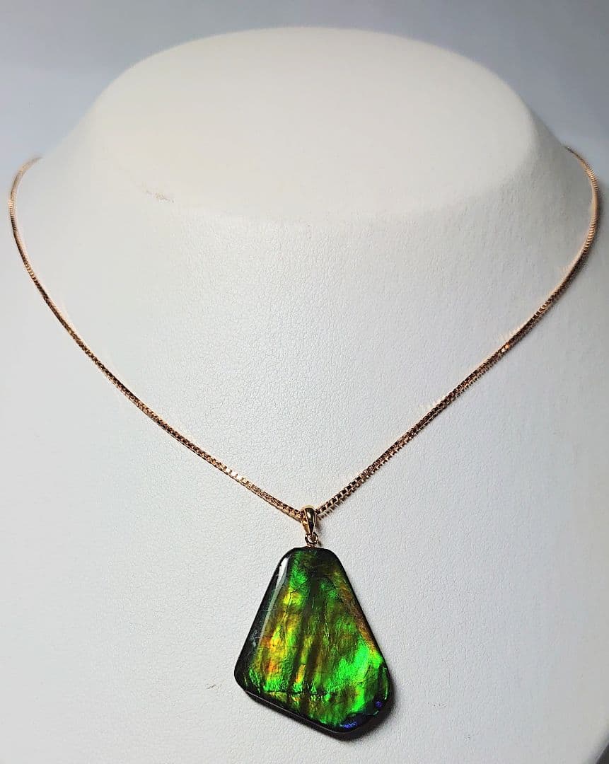 トレフォイル K18 アンモライト ペンダントトップ | www.birbapet.it