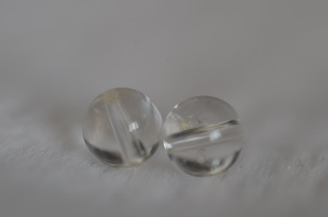 おまとめ中　夢園  サチャロカ・アゼツライト5.8mm2粒③ 虹色の新カードコピ