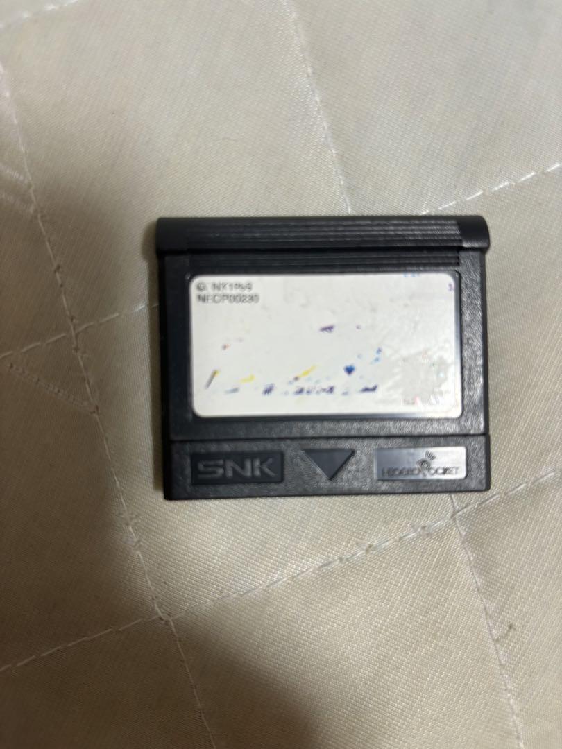 【ジャンク品】ネオジオポケットカラー　シルバー　ソフト付き