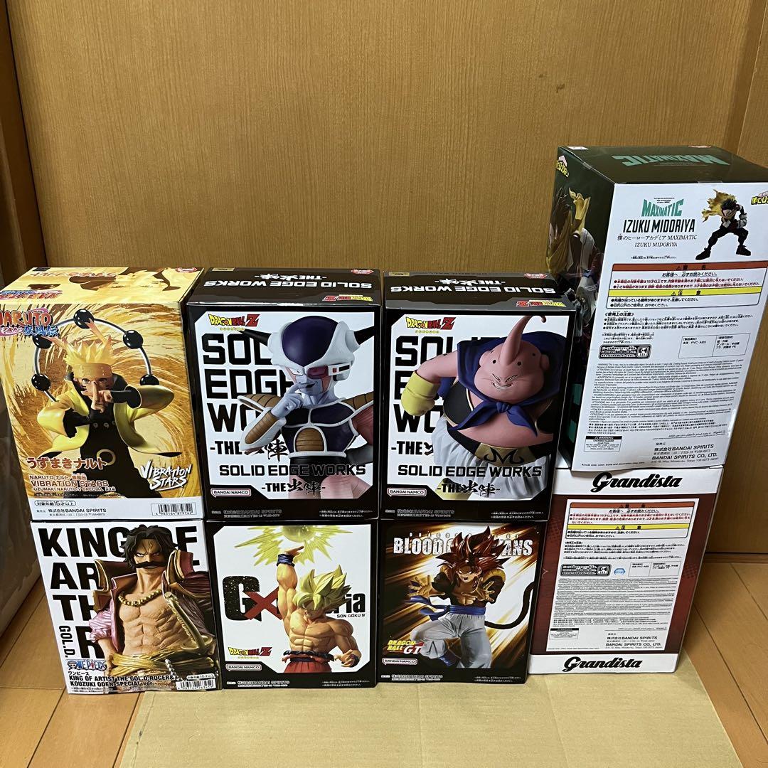 プライズフィギュア　まとめ売り　8個 DB　ヒロアカ　ナルト　ワンピ プライズフィギュア まとめ売り 8個 DB ヒロアカ ナルト ワンピ