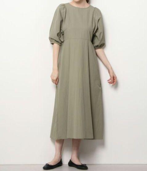 green label relaxingドルマンスリーブロングワンピース