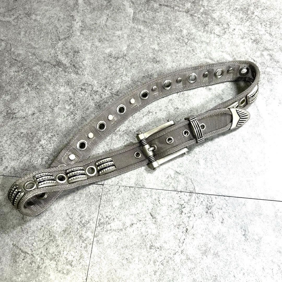 00s archive silver gimmick belt Y2K Y3KArchive