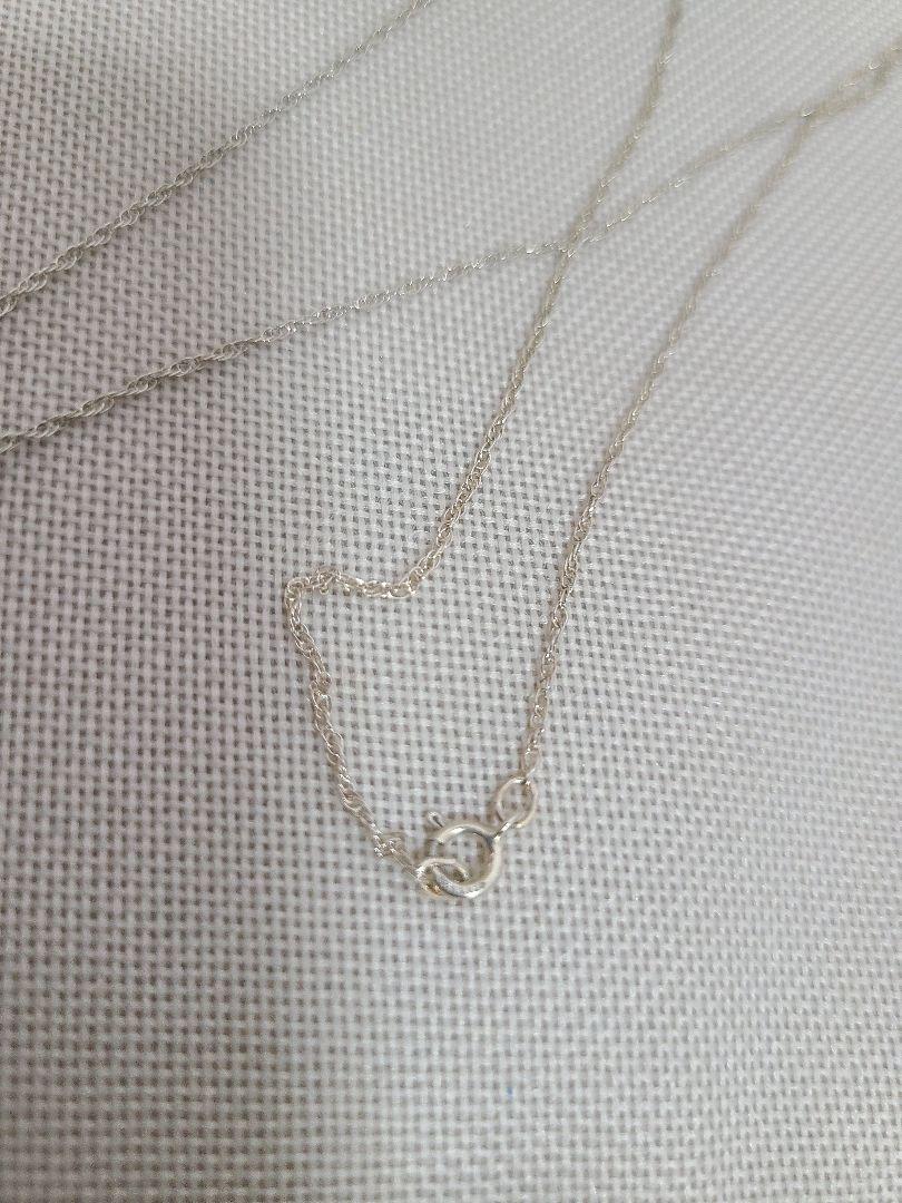 インディアンジュエリー　ホワイトターコイズネックレス LJ 刻印sterling