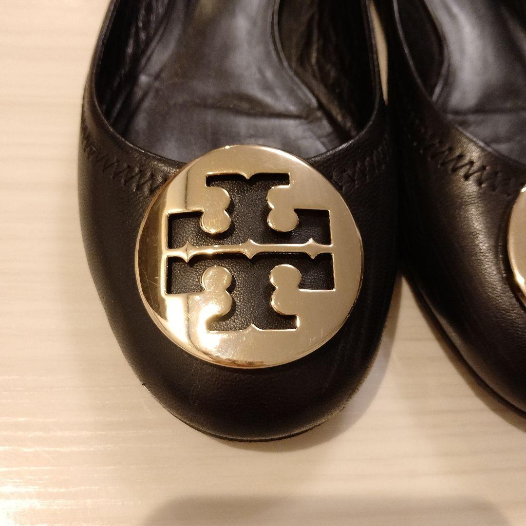 Tory Burch ブラック フラットシューズ 23.5 6 1/2 Tory Burch ブラック フラットシューズ - メルカリ