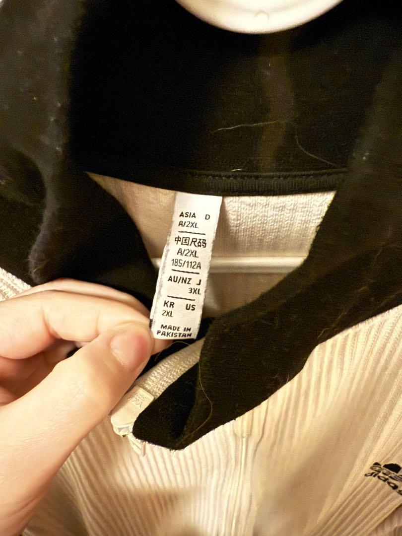 adidas アイボリー トラックジャケット 3XL