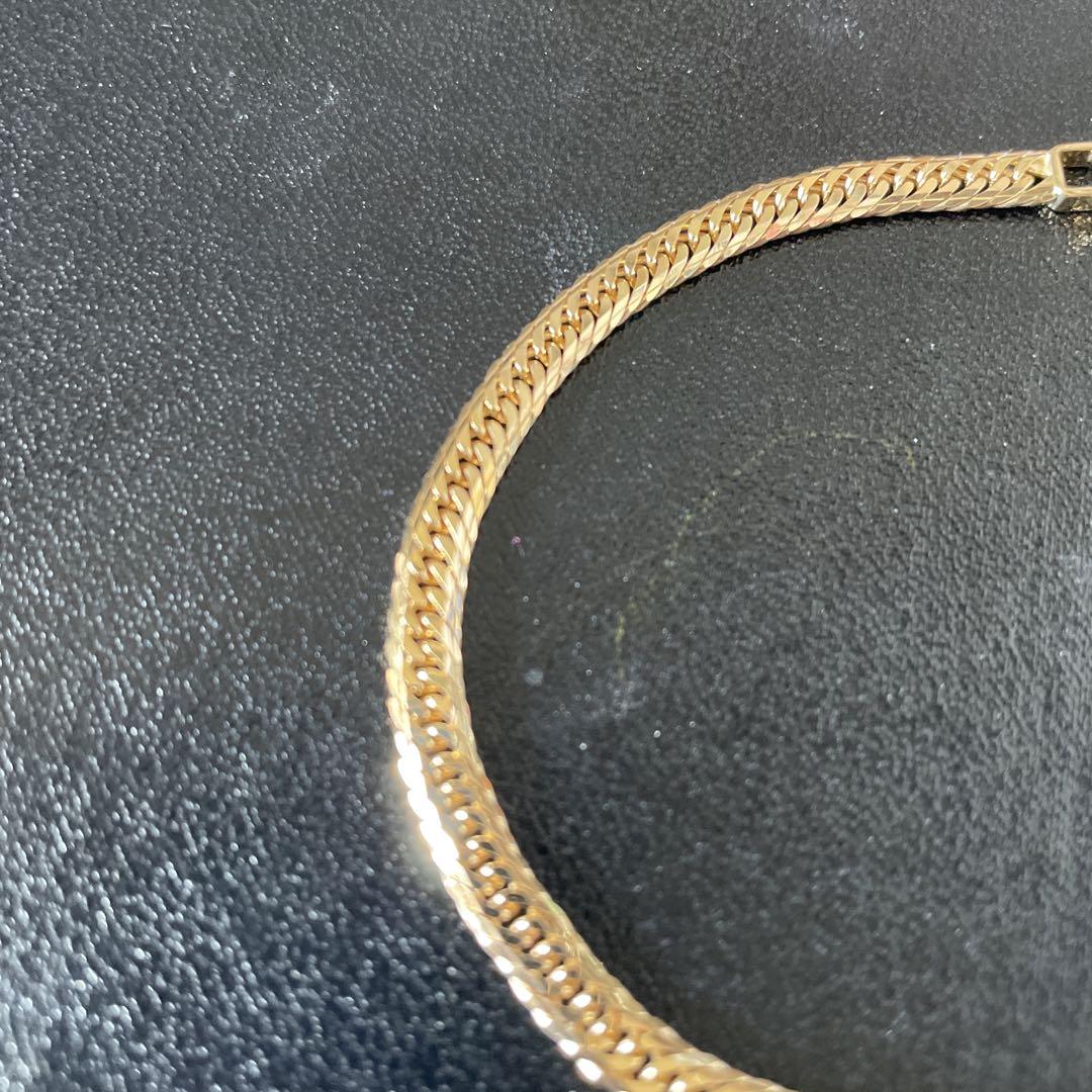k18金 造幣局検定　Mカット喜平ブレスレット　10g