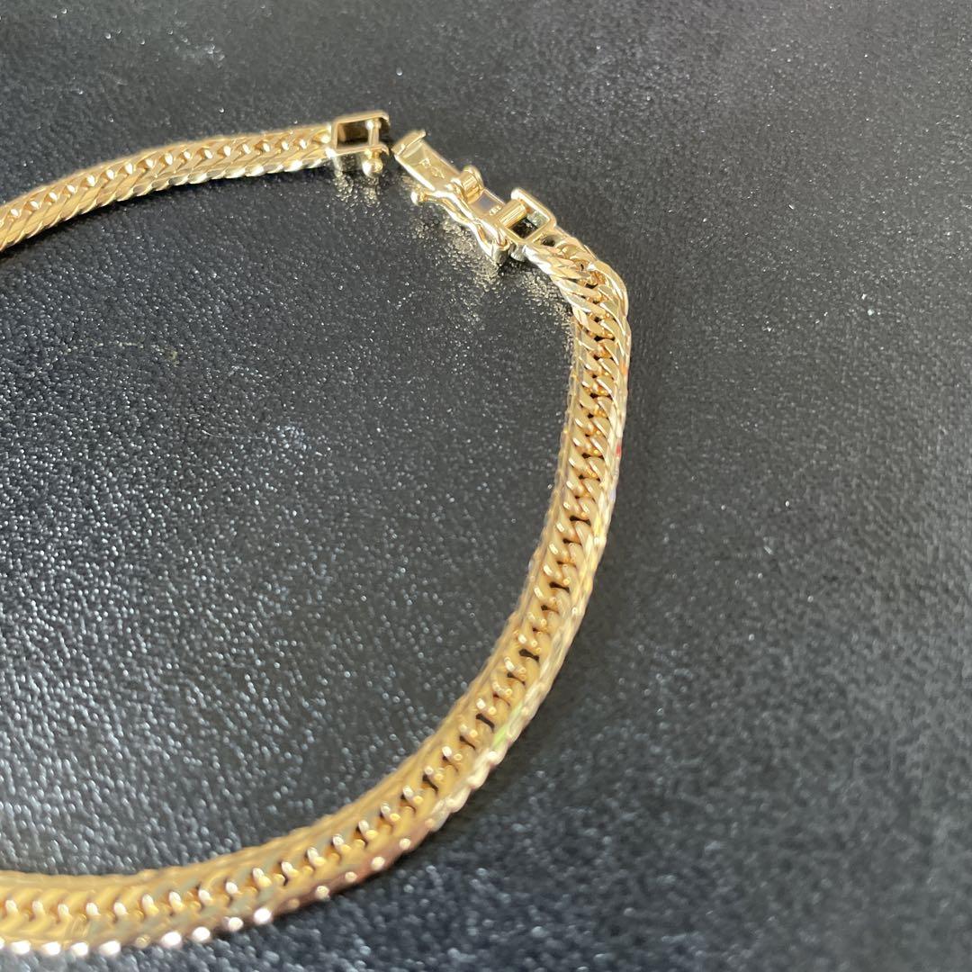 k18金 造幣局検定　Mカット喜平ブレスレット　10g