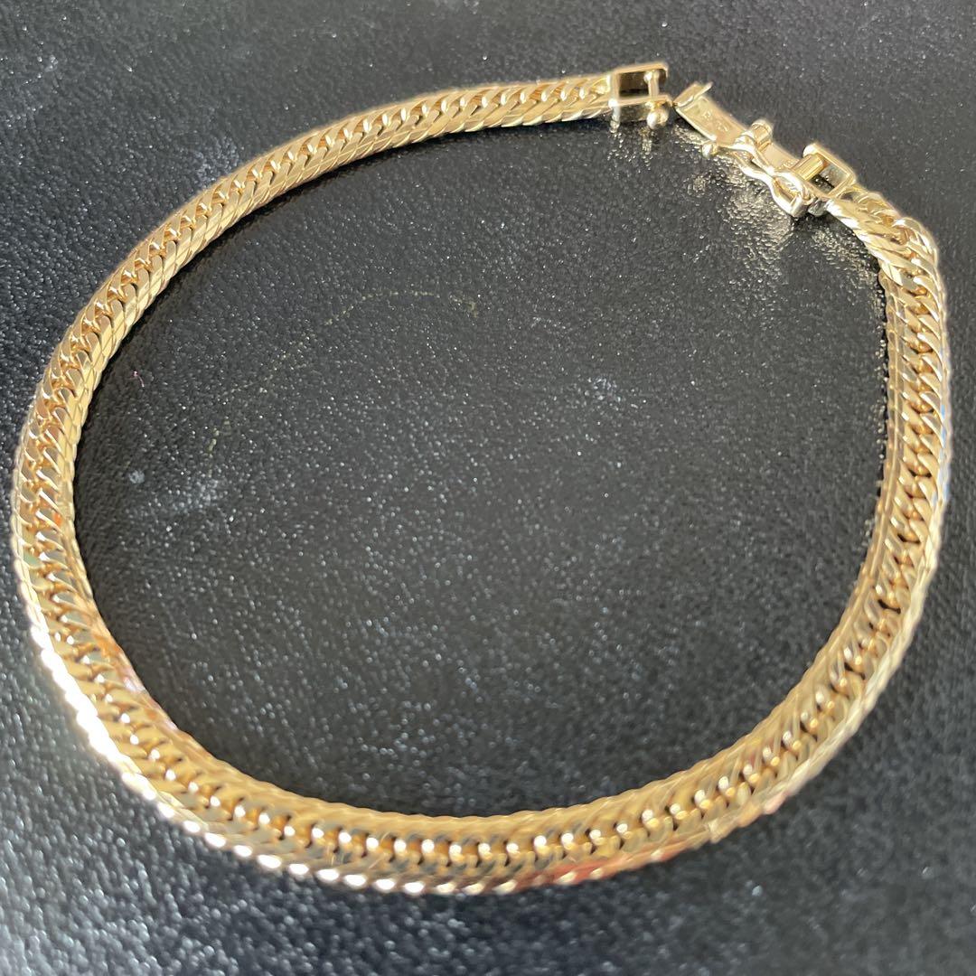 k18金 造幣局検定 Mカット喜平ブレスレット 10g