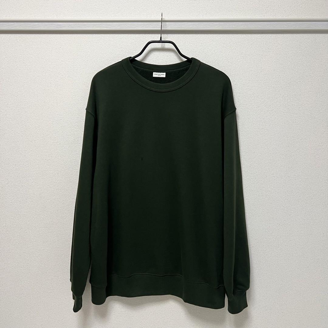Dries van noten スウェット M ますグリーン 新品】DRIES VAN NOTEN ドリス 定番 スウェット