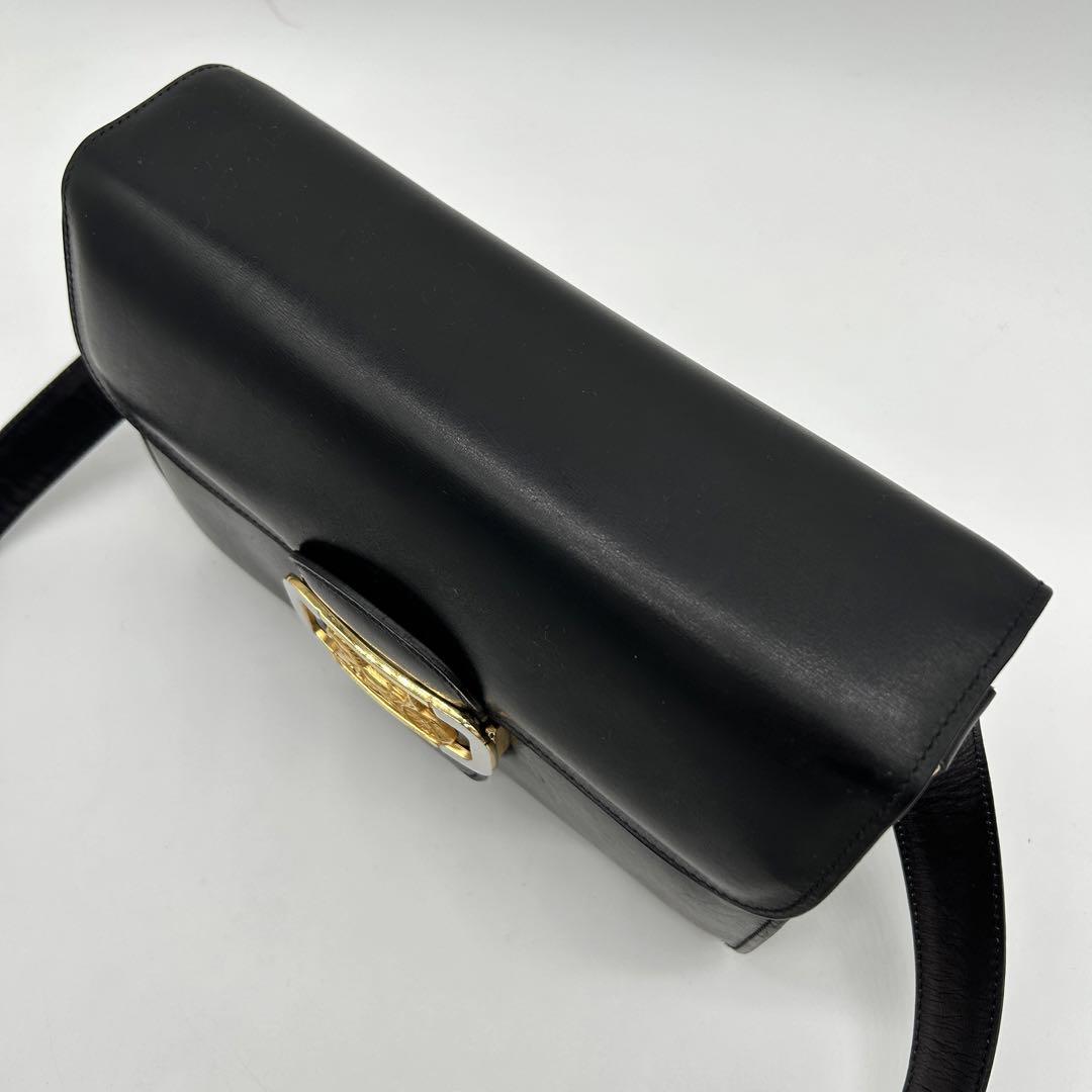 再入荷商品 美品】セリーヌ 馬車金具 ショルダーバッグ レザー フィービー期 バッグ