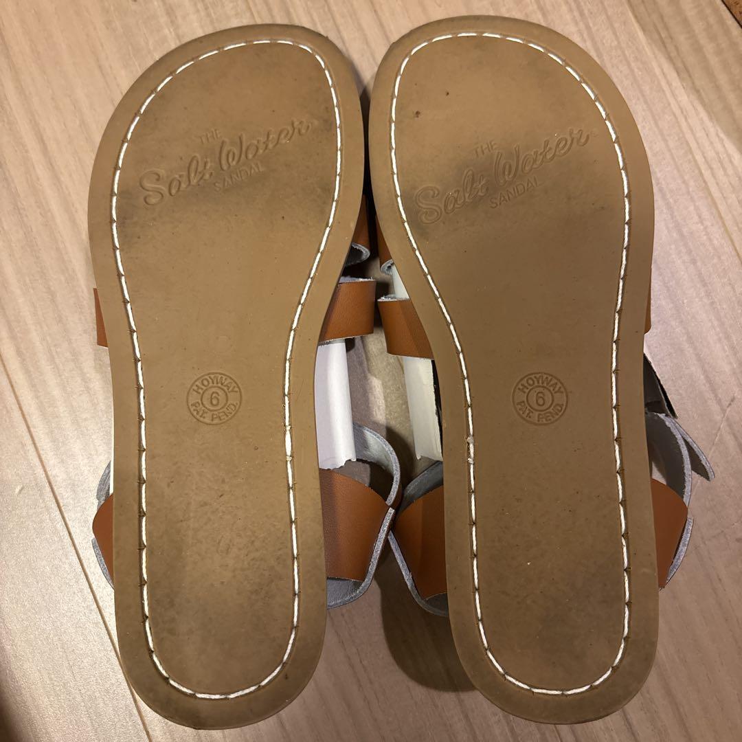 Salt-water Sandal SHARKサイズ6(24cm) 箱付き