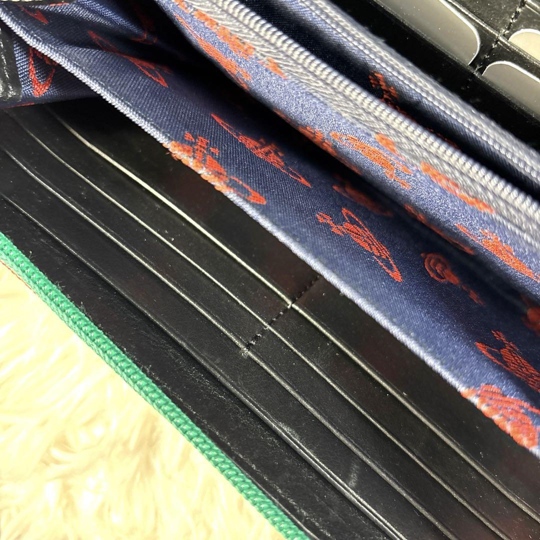 【美品‼︎】ヴィヴィアンウエストウッド チェック ラウンドファスナー 長財布