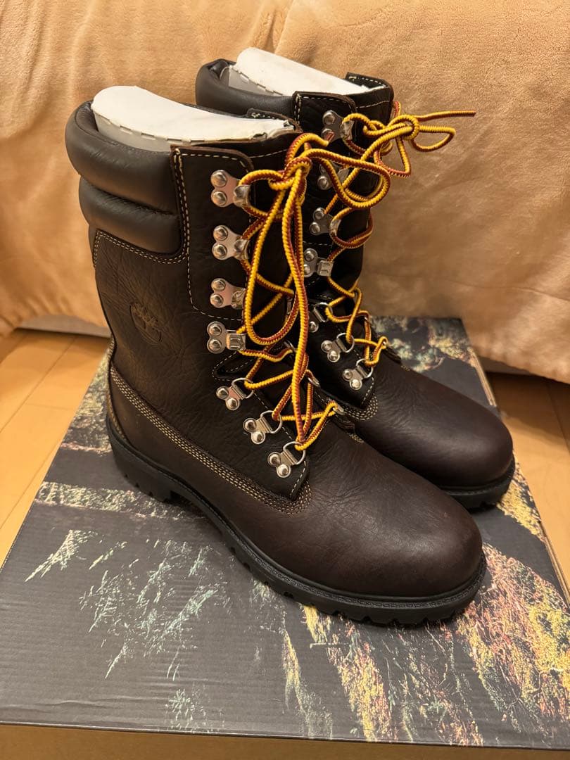 ほぼ新品Timberland ダークブラウン スーパーブーツ ほぼ新品Timberland ダークブラウン スーパーブーツ