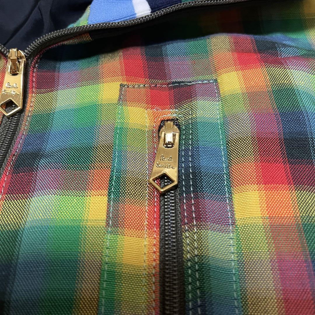●美品●Paul Smith・ポールスミス●リネン●ジャケット●マルチストライプ