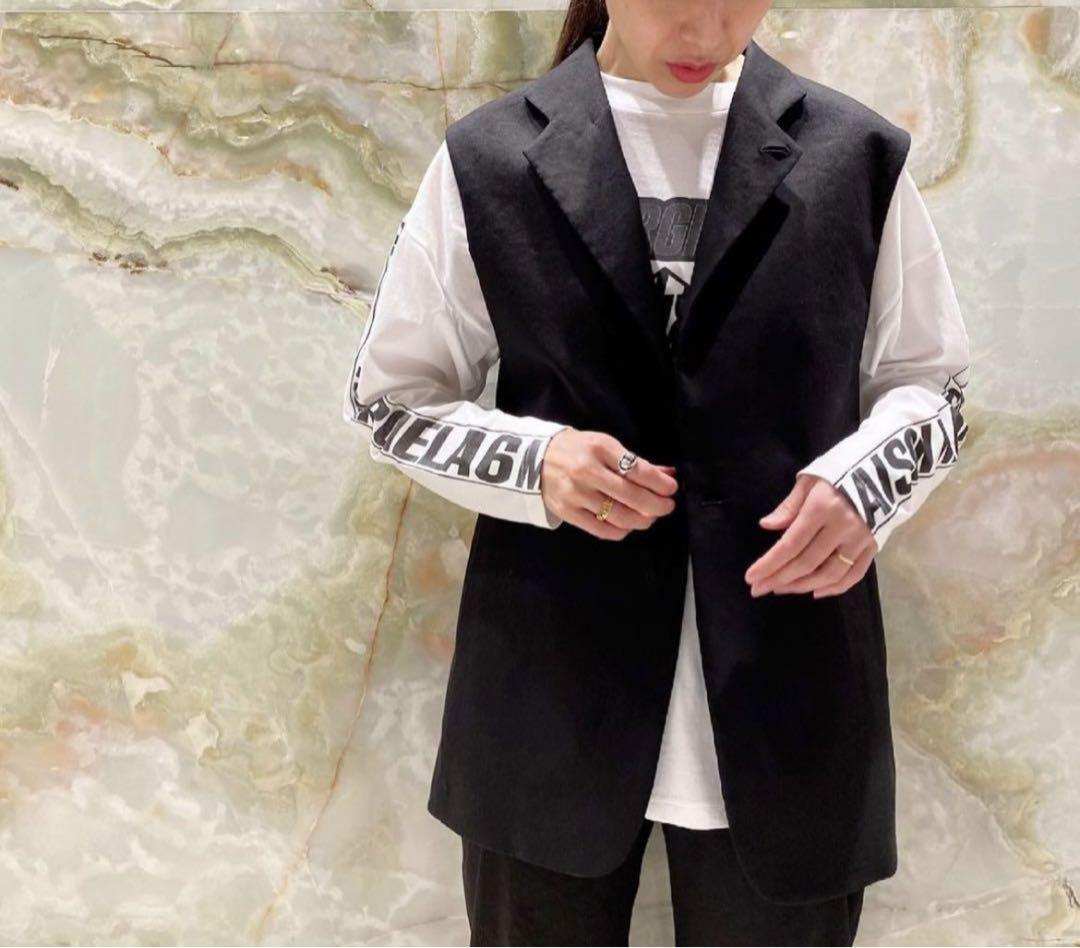 ビューティーアンドユース　ユナイテッドアローズアローズ　ジレ　ベスト　ブラック BEAUTY&YOUTH UNITED ARROWS - H エイチ ベスト ジレ アローズ