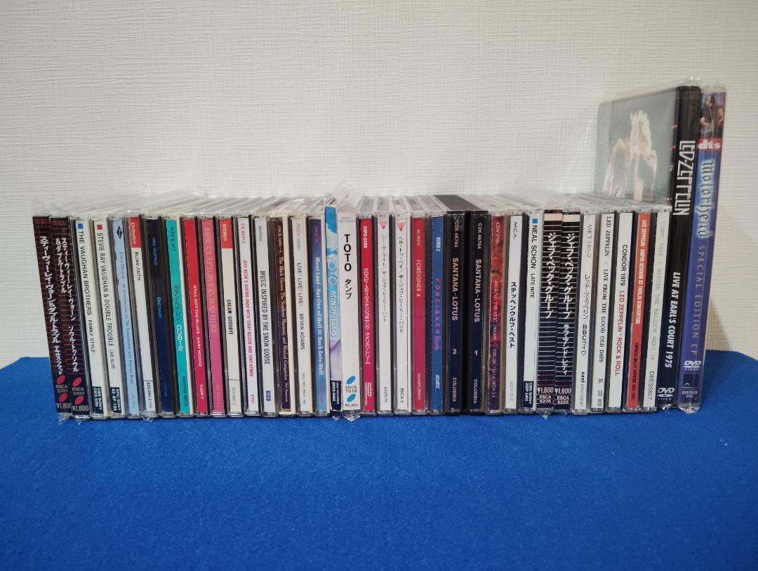 中古　ハードロック　ＣＤ　34枚　DVD　2枚　まとめて　まとめ売り　36枚