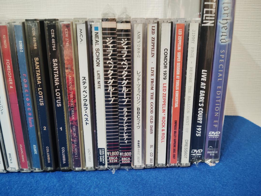中古　ハードロック　ＣＤ　34枚　DVD　2枚　まとめて　まとめ売り　36枚