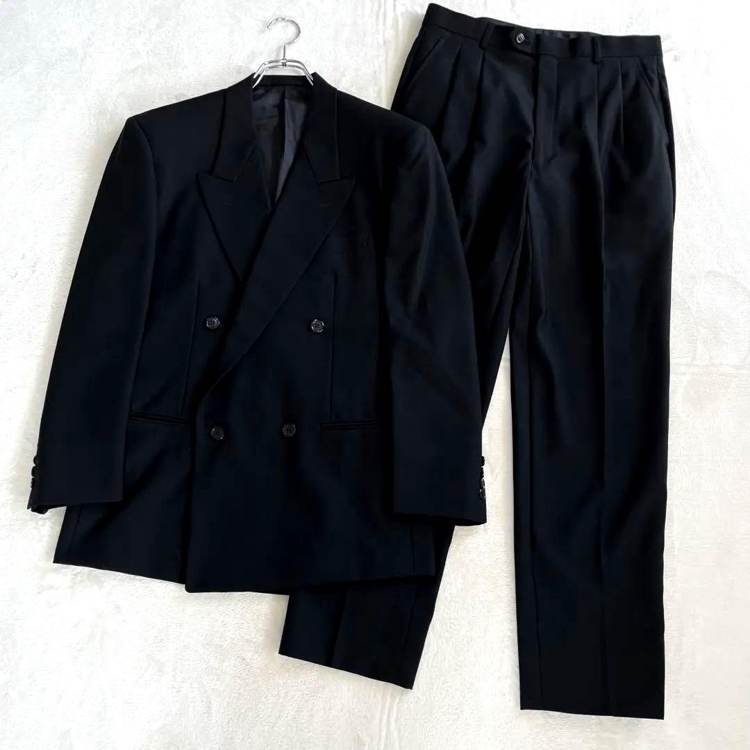 ゆう様専用美品 希少 YVES SAINT LAURENT スーツ ダブル