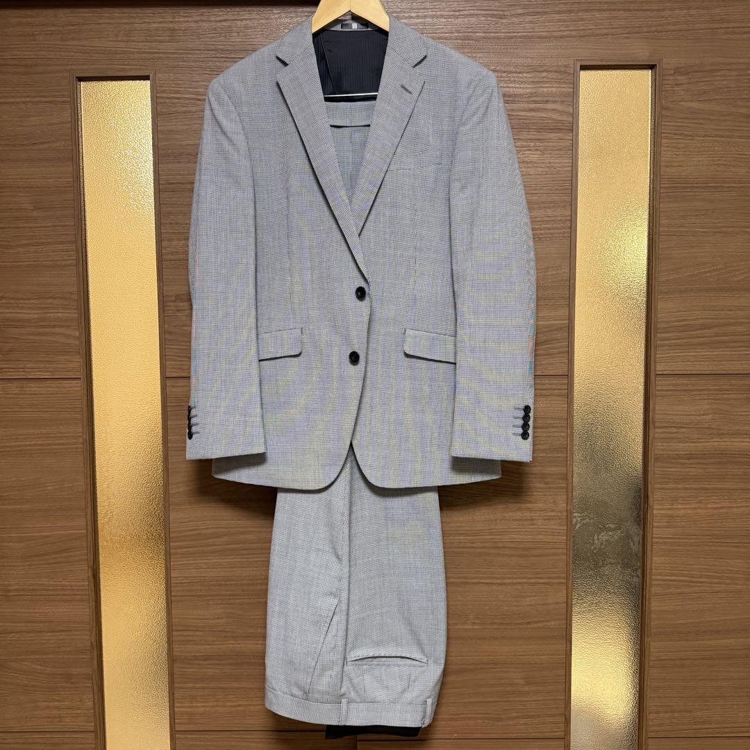 新品】SUIT SELECT スーツセレクト グレー チェック