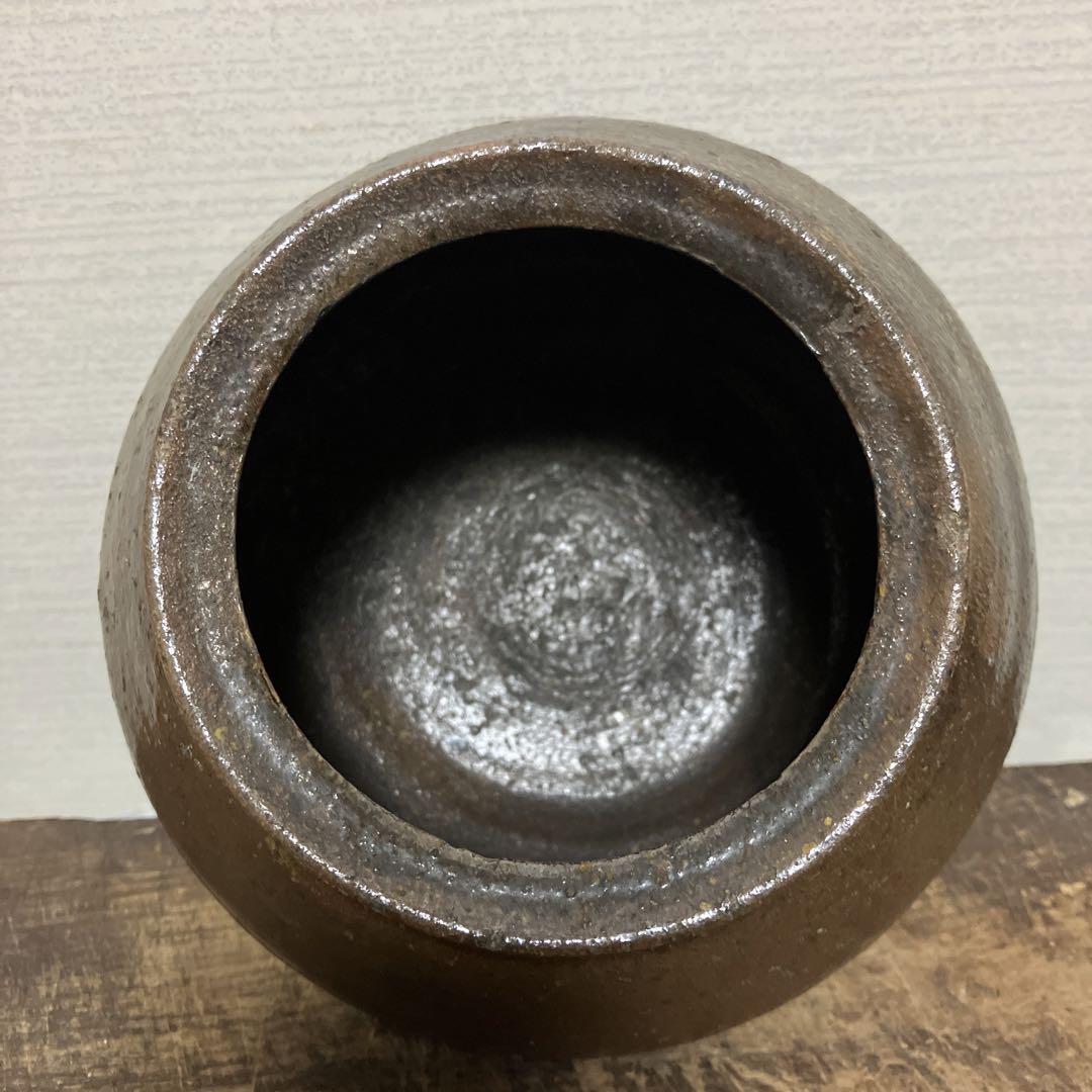 李朝　壺　オンギ  韓国アンティーク　その23検：骨董品.アンティーク.花器