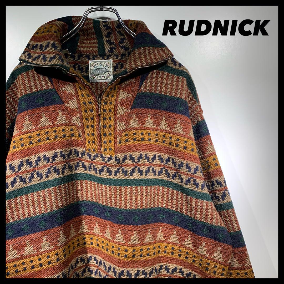古着　90s  RUDNICK ハーフジップ　フリース　7