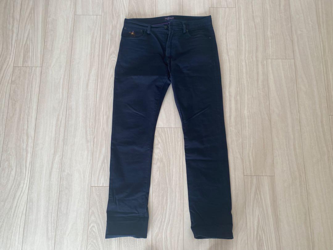 Ralph Lauren ダークブルーデニム スリムフィット ウエスト92パンツ