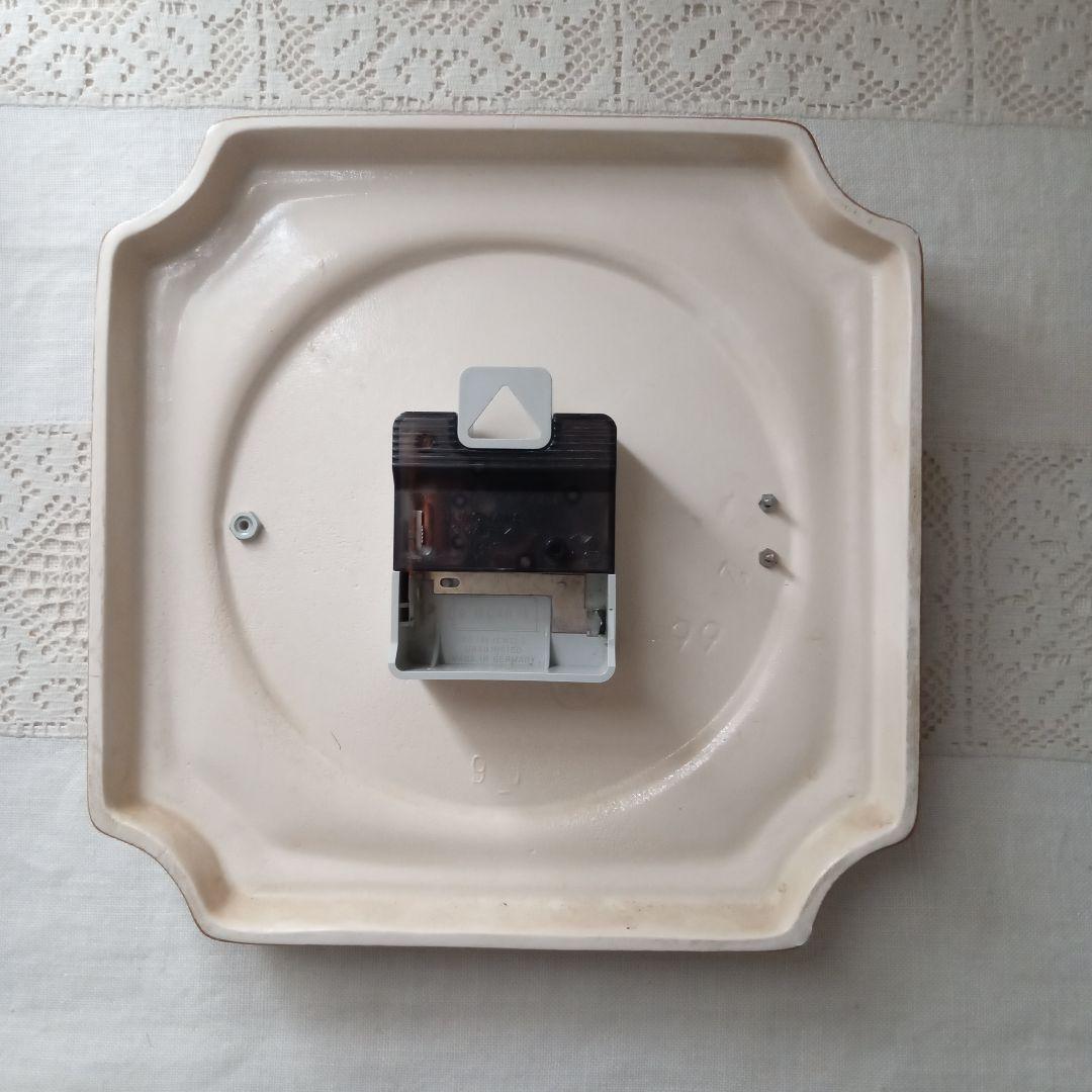 Kienzle 掛時計 ブラウン 陶器製 1970年代ドイツビンテージ傷や汚れあり NEXPOTALLINN_EU