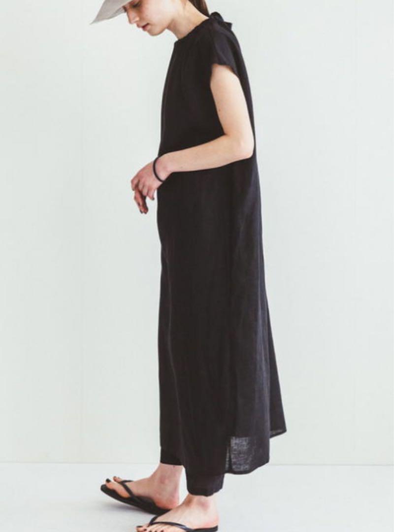 Fog Linen Work フォグリネンワーク バッグリボンワンピース