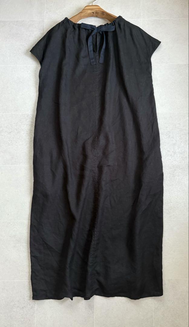 Fog Linen Work フォグリネンワーク バッグリボンワンピース