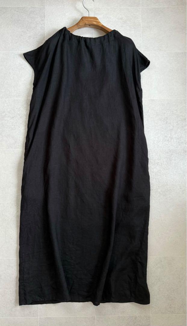 Fog Linen Work フォグリネンワーク バッグリボンワンピース