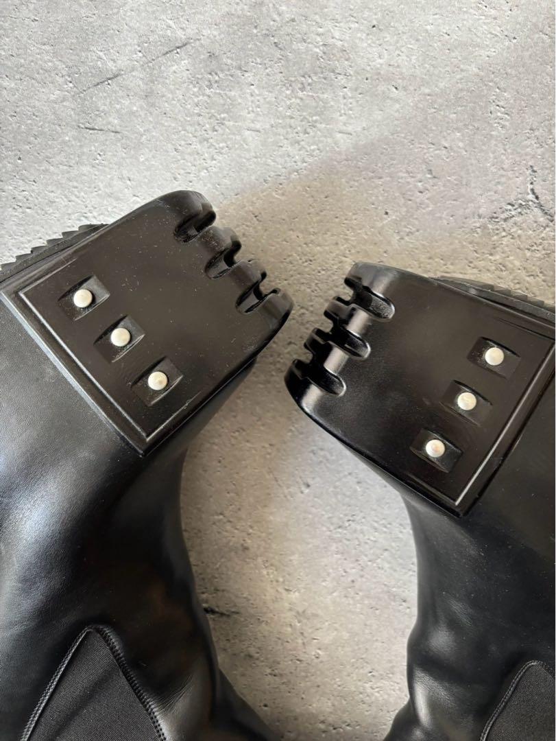 リックオウエンス Rick Owens　グリルド　キス　プラットフォーム ブーツ