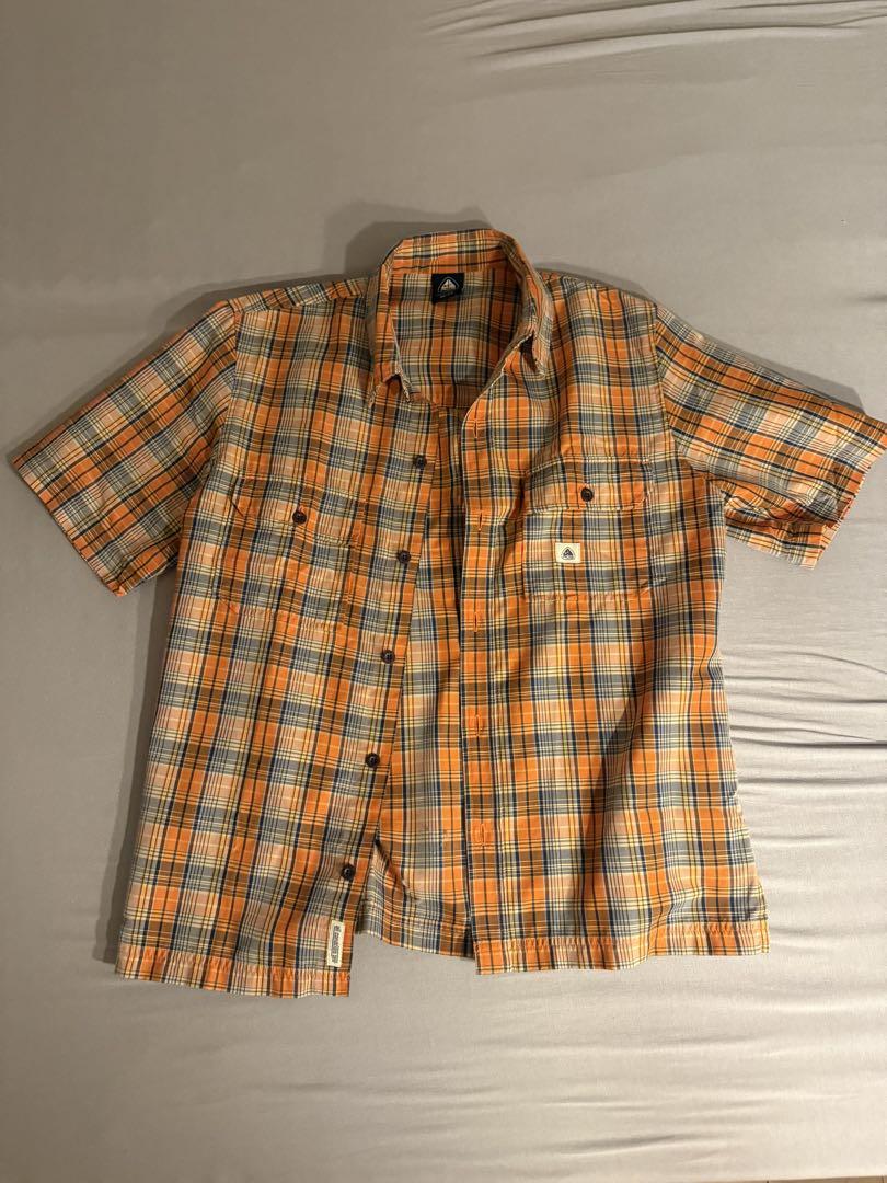 USED】00'S NIKE ACG S/S CHECK SHIRT | KONBINI