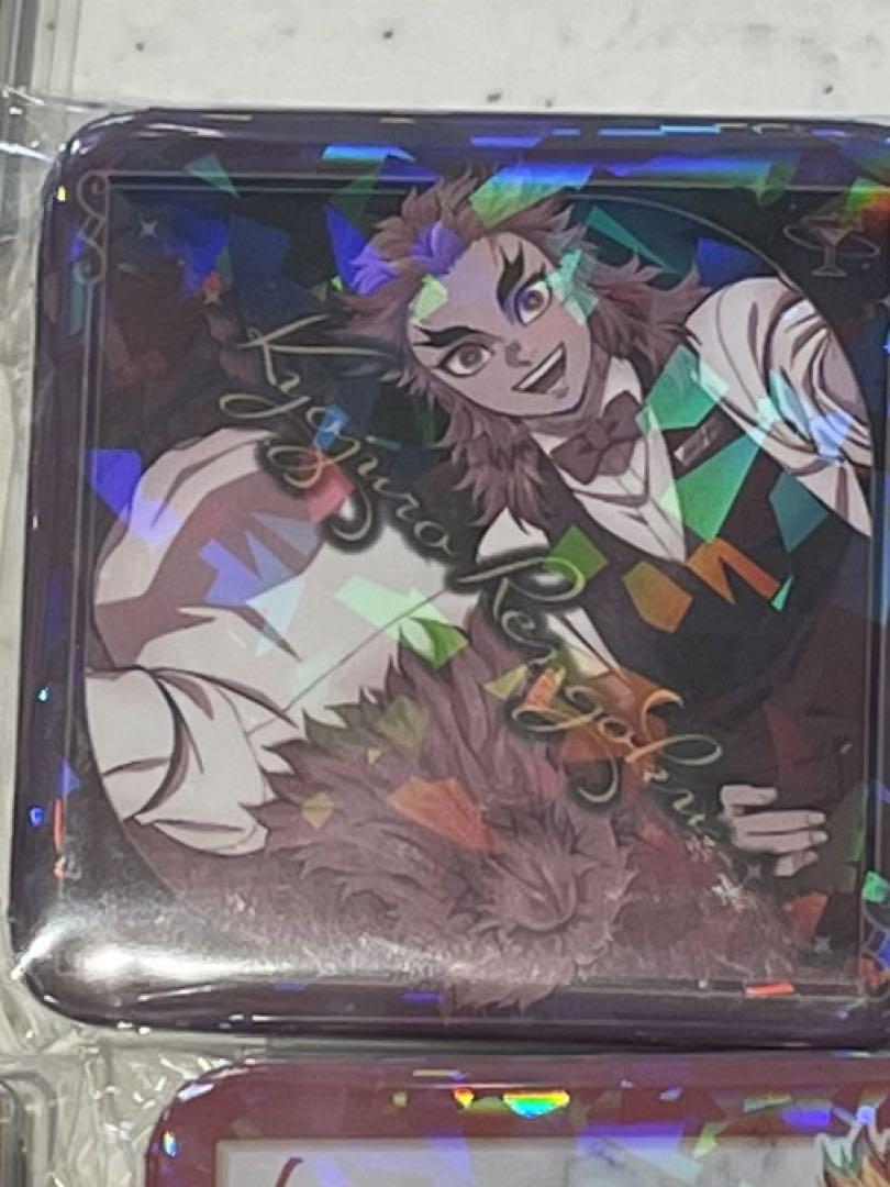鬼滅の刃 モクテル グリッター缶バッジ 煉獄杏寿郎 全身 - メルカリ