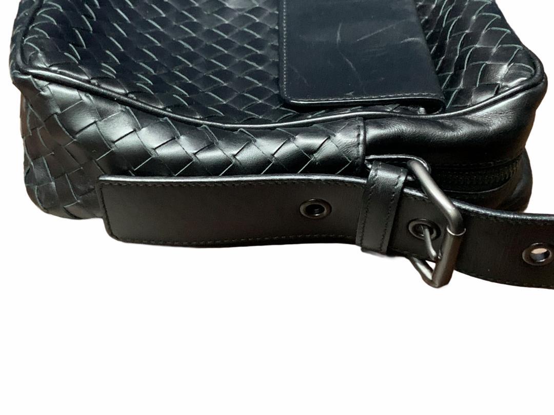 ボッテガヴェネタ　BOTTEGA VENETA　ショルダーバッグ　ブラック
