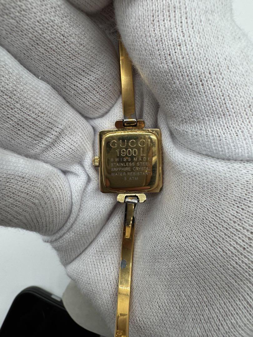 【不動品】グッチ　時計　バングルウォッチ　1900L