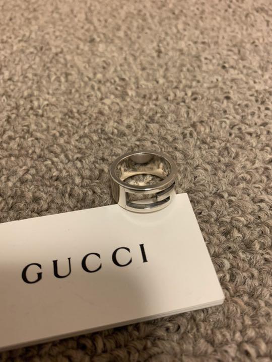 【カテゴリー】 GUCCI シルバーリング 7号 4xmgh-m70394892212 のみの