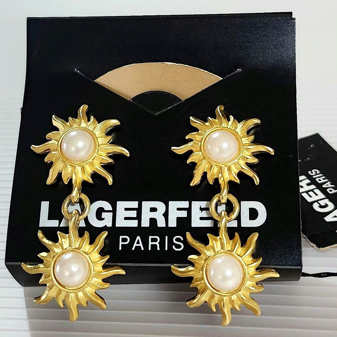 最先端 ◇KARL メルカリ - ヴィンテージピアス LAGERFELD アクセサリー