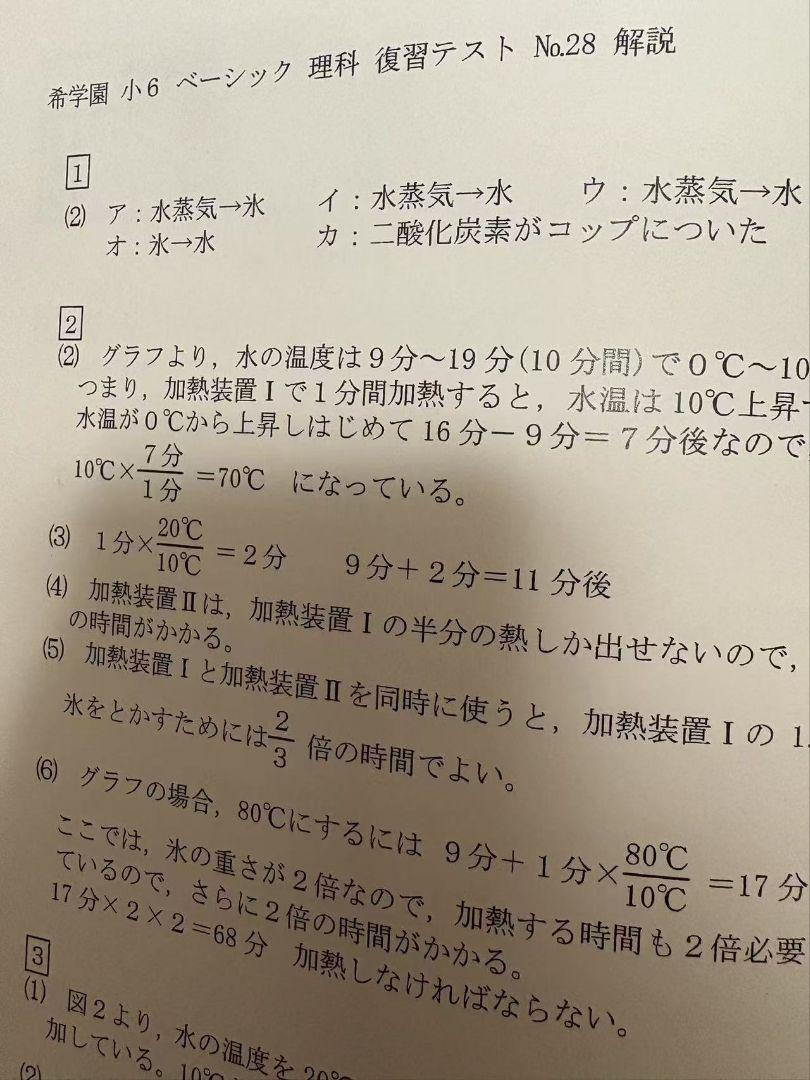 希学園小6ベーシック理科2024年度 - メルカリ